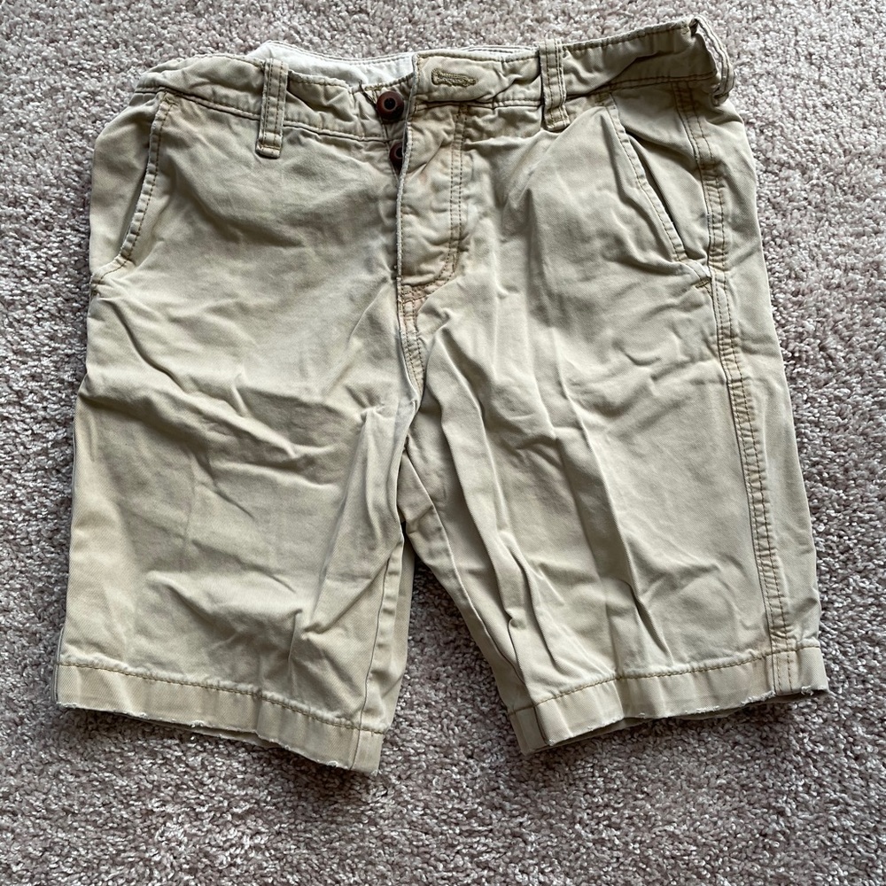 Flat front shorts